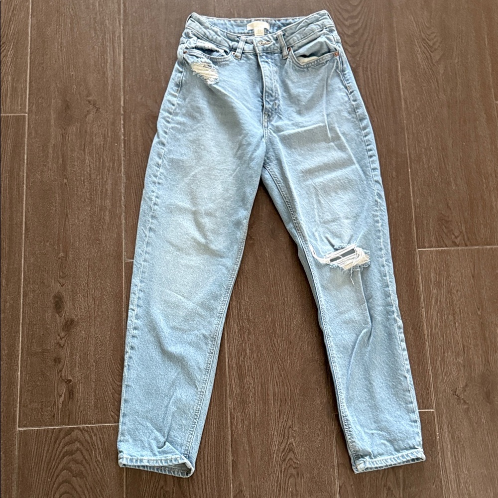 H&M Light Blue Boyfriend Jeans
